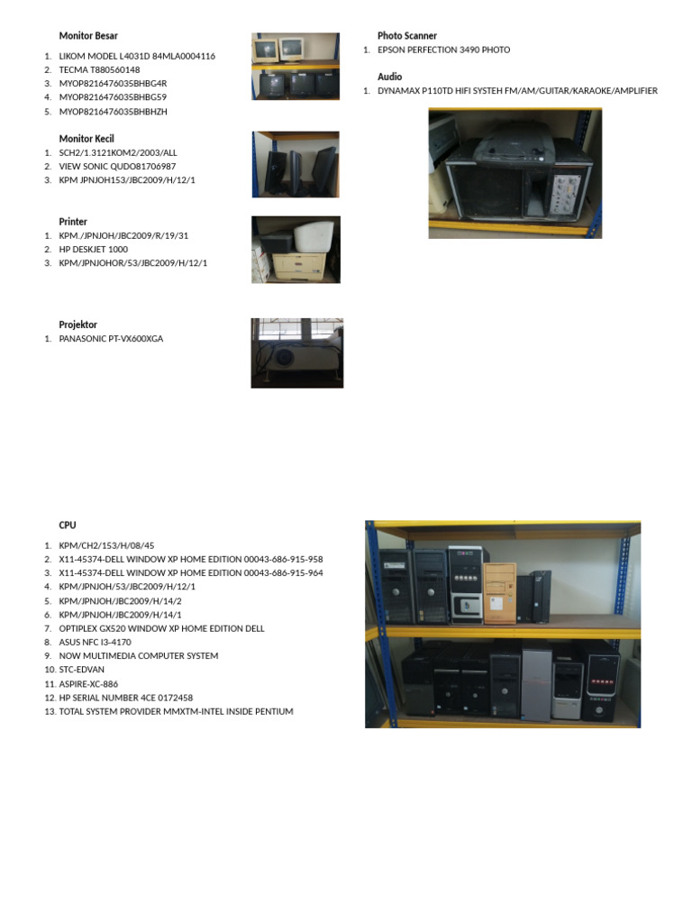 SJKC Chong Hwa 2 Hapus Kira Asest | PDF