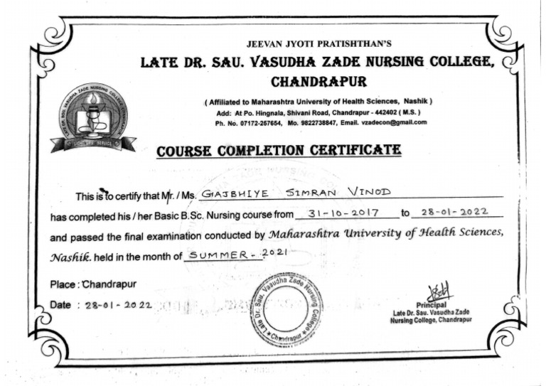 Course Completion Certificate | PDF