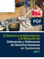 Informe Misión Internacional Derecho Alimentación Guatemala 2011