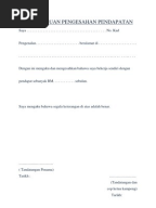 Surat Pengesahan Pendapatan