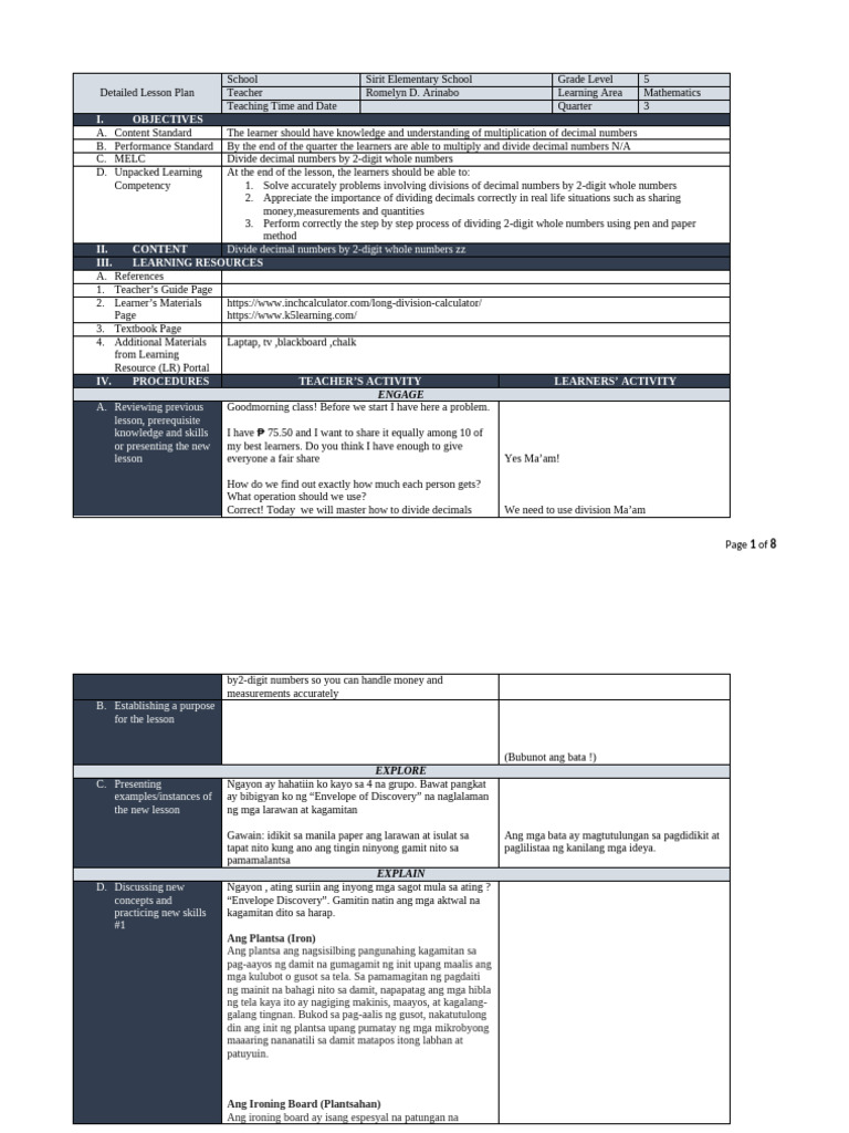 P.E Grade 5 | PDF