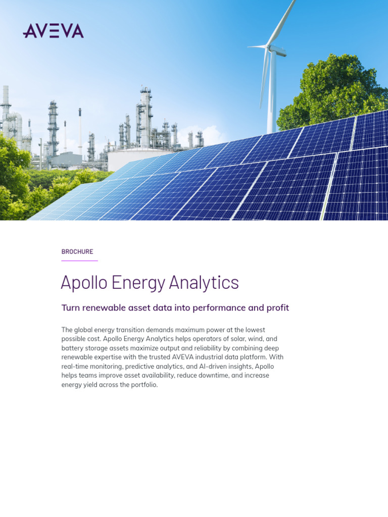 Brochure Aveva Apollo Energy Analytics 11762211897175 | PDF | Analytics