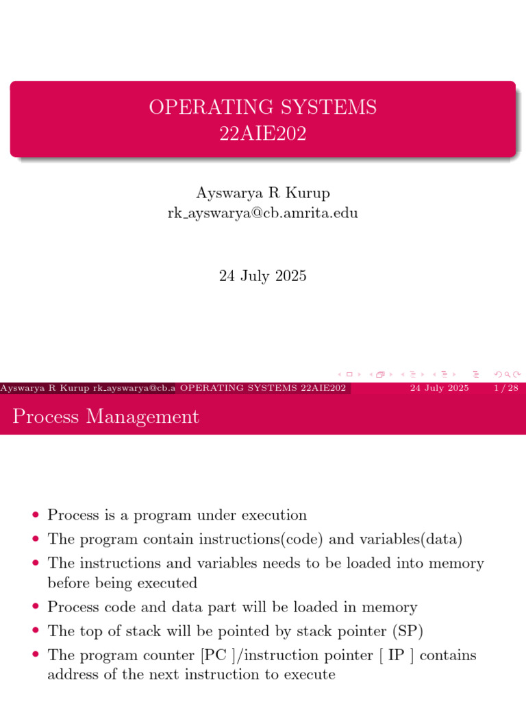 2 Process 2 | PDF | Scheduling (Computing) | Operating System