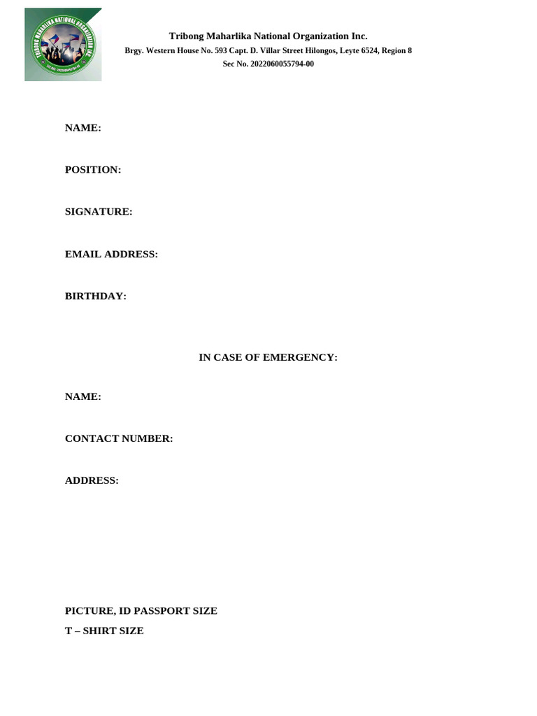 Form 2 | PDF
