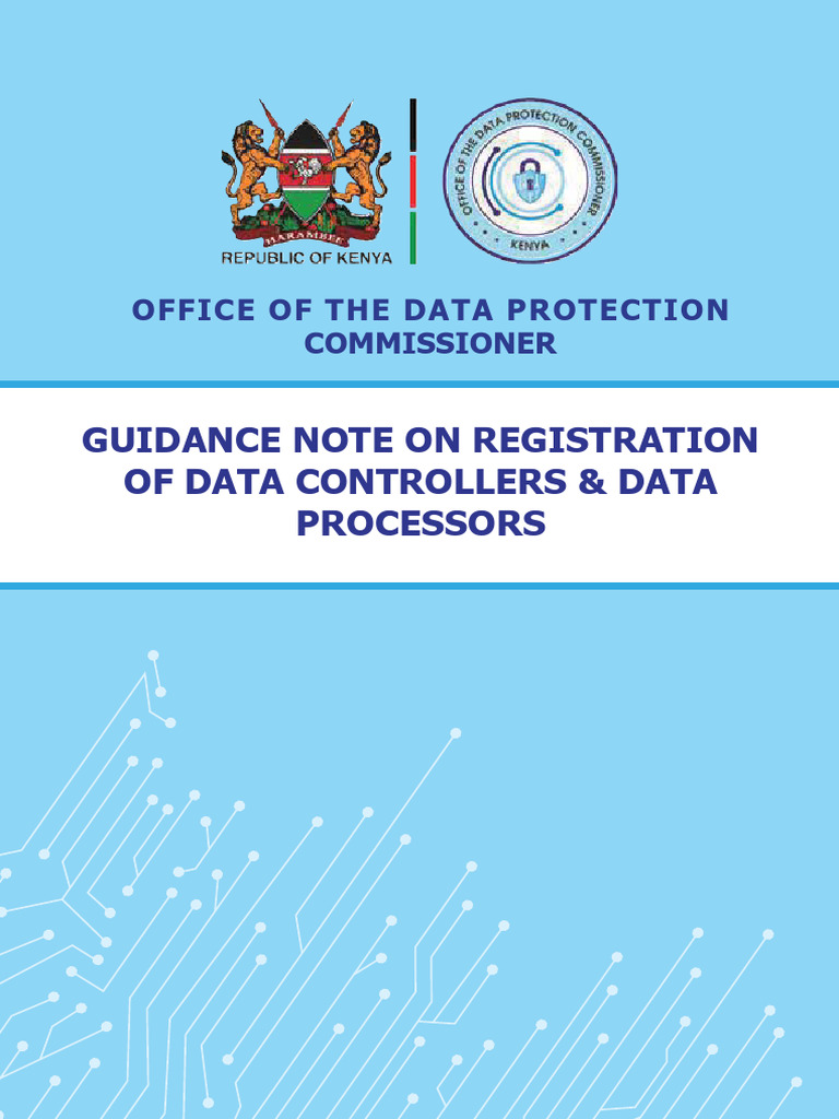 ODPC Guidance Note On Registration of Data Controllers and Data ...