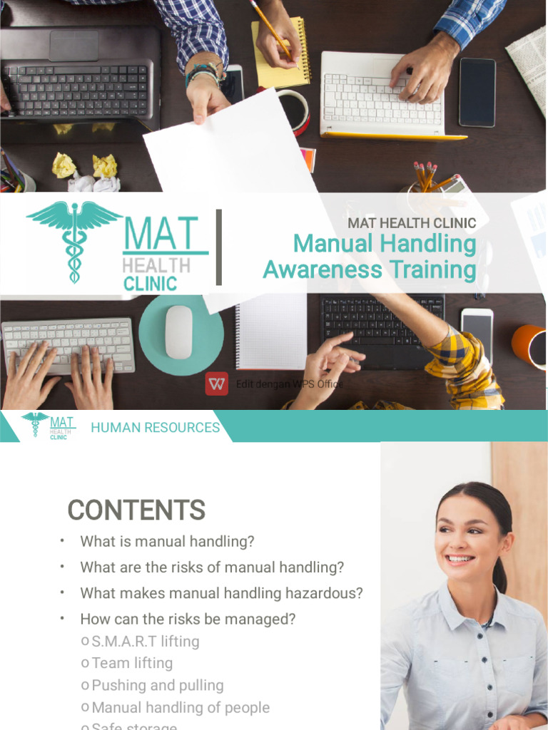 MAT HC Manual Handling Training 1 | PDF | Musculoskeletal System