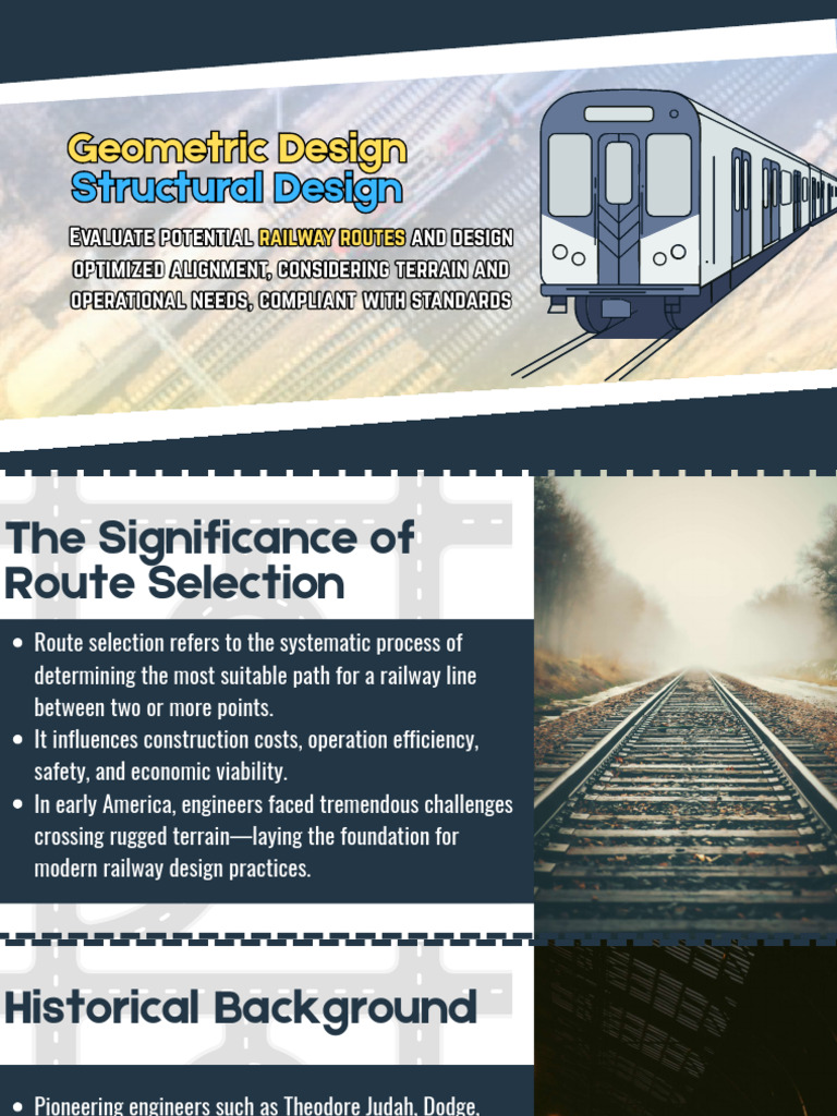 Railway Routes and Alignment | PDF | Rail Transport | Stiffness