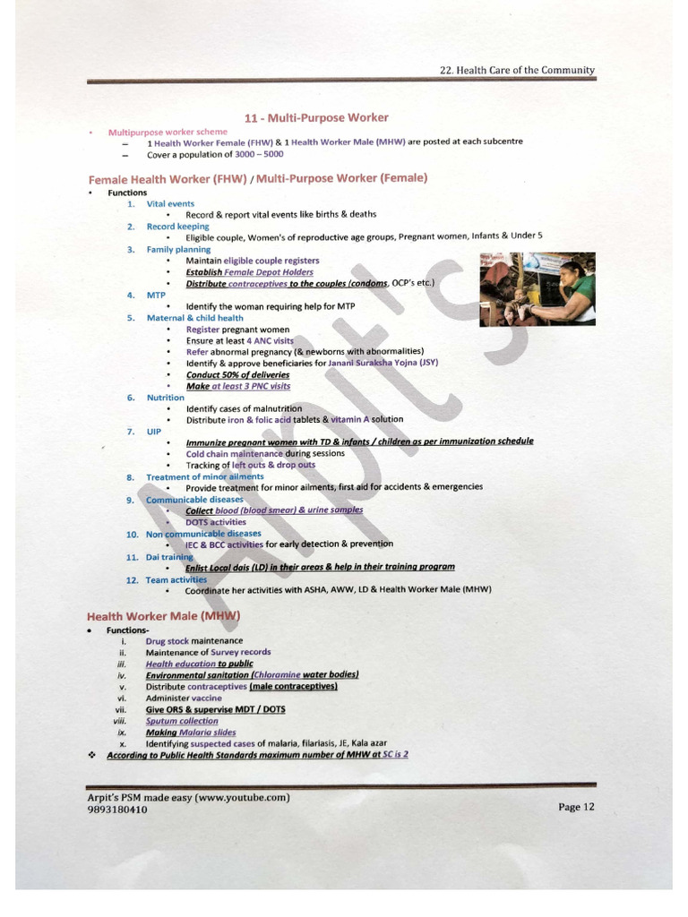 11 - Multipurpose Worker (MPW) | PDF