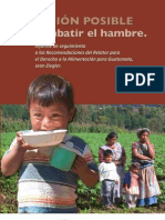 Misión posible, cambatir el Hambre en Guatemala 2009
