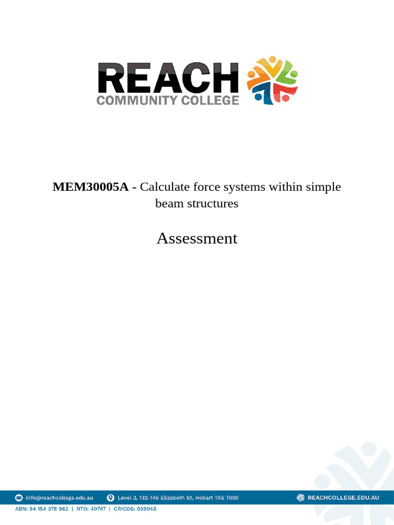 Rex Mem30005A | PDF | Beam (Structure) | Solid Mechanics