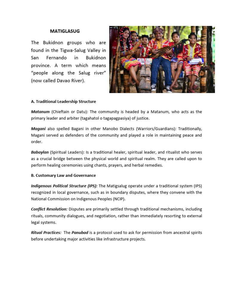 The Matigsalug WPS Office 011401 | PDF