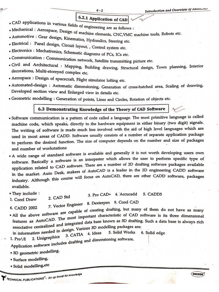 Cad Notes 2024 | PDF