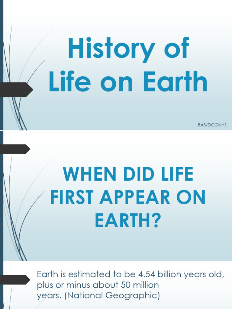 History of Life On Earth Ppt3 | PDF | Dinosaurs | Cretaceous