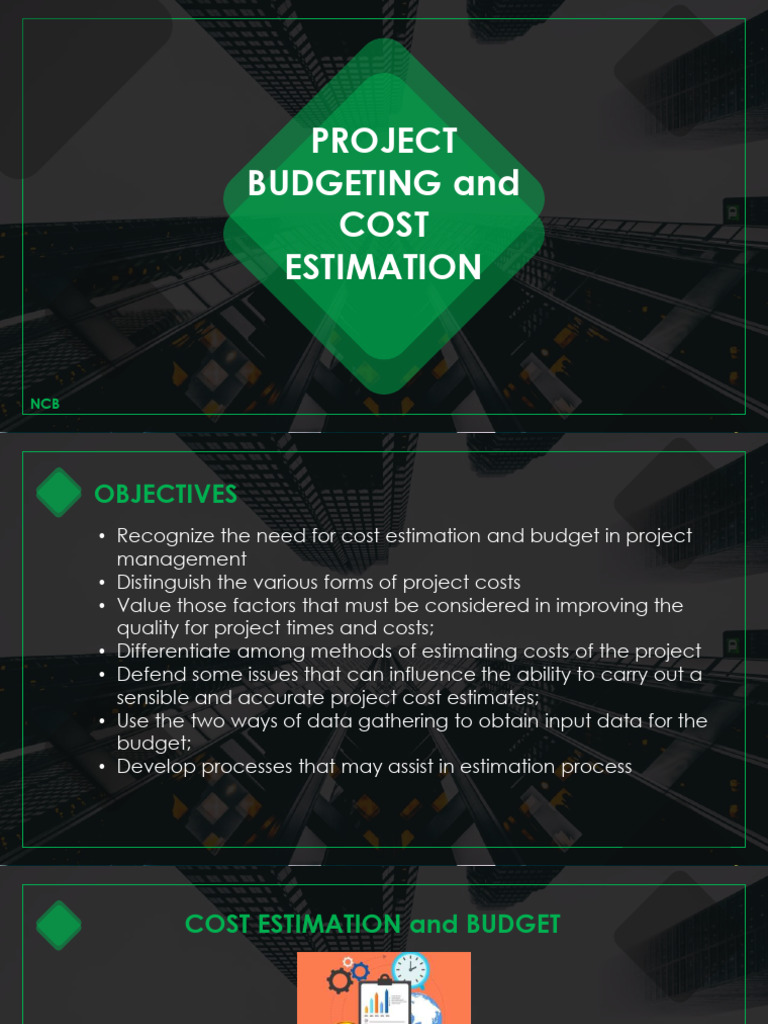 Week 7 Project Budgeting and Cost Estimation | PDF | Budget | Business