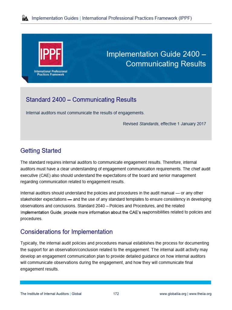 1 | PDF | Internal Audit | Audit
