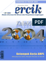 Download Kaleidoskop 2004 Media Informasi Air Minum dan Penyehatan Lingkungan PERCIK Edisi Desember 2004  by Oswar Mungkasa SN99168718 doc pdf
