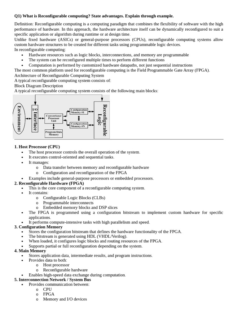 RC Repeted+Assignment | PDF | Field Programmable Gate Array | Central ...