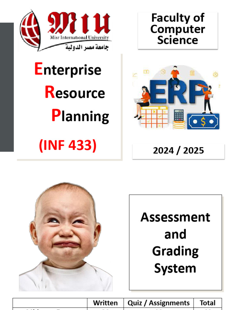 1 MIU ERP Spring 25 Introduction Students | PDF | Enterprise Resource ...