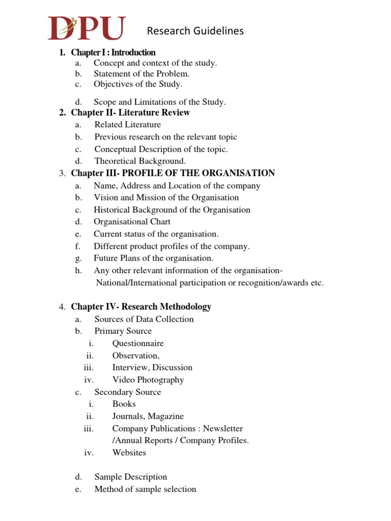 Research Guidelines for Academic Studies | PDF