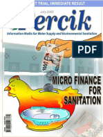 Microfinance For Sanitation. Indonesia Water Supply and Sanitation Magazine PERCIK July 2005.