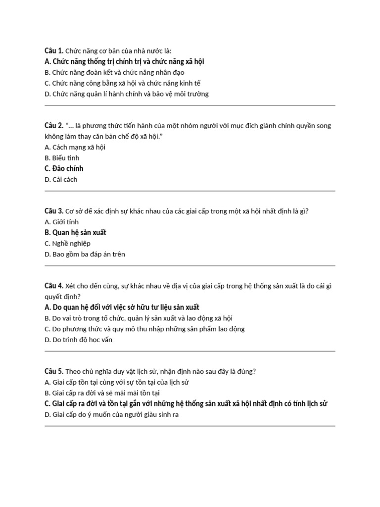 Triết 2 | PDF