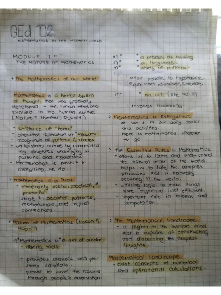 MMW Module 1 4 | PDF
