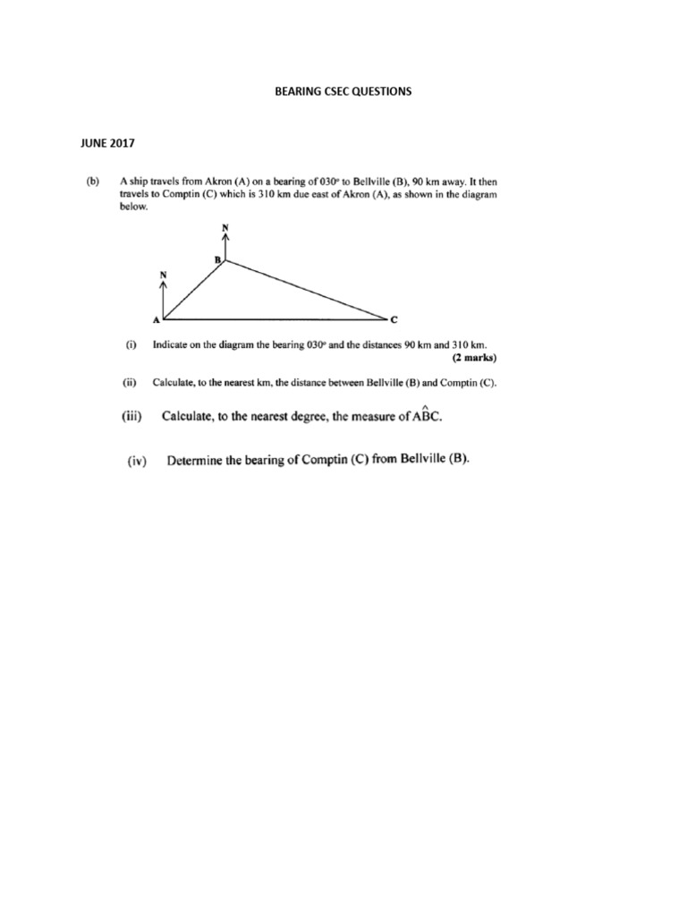 Bearing Csec Questions | PDF