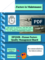 Human Factors in Aviation Maint