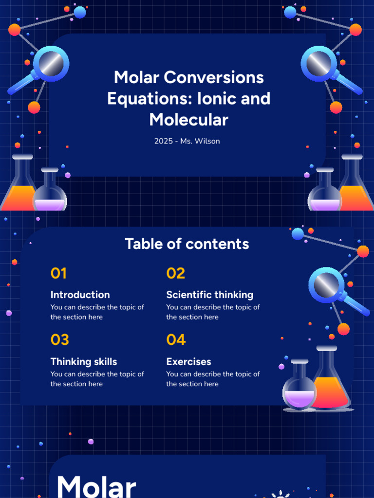 Moles - Conversions and Equations 2 | PDF | Mole (Unit) | Chemical ...