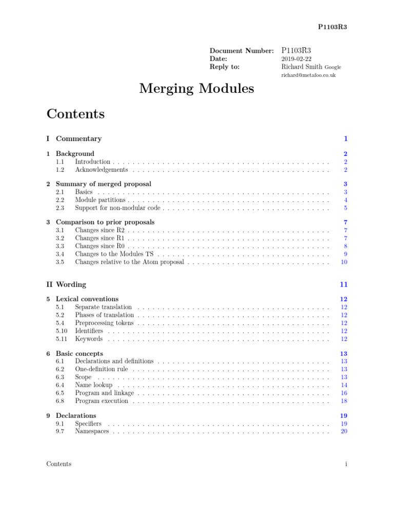 Merging Modules: I Commentary | PDF | Computing | Programming Paradigms