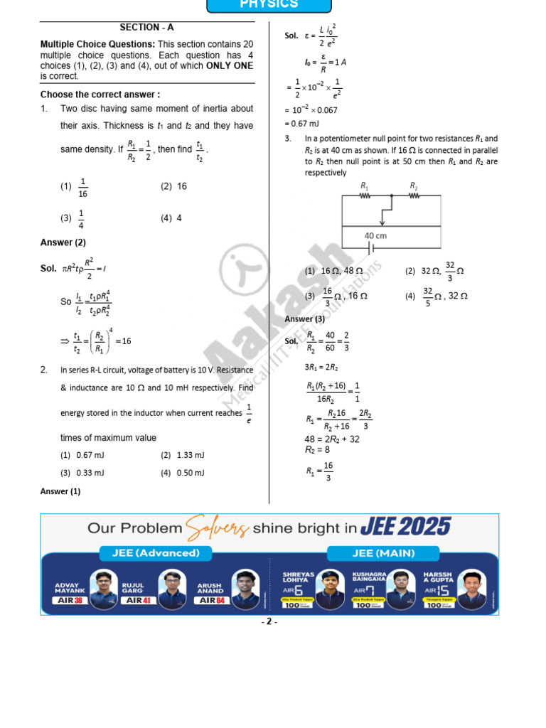 Jee Main Jan 22 Shift 1 Question Paper & Solution Out Morning Shift ...