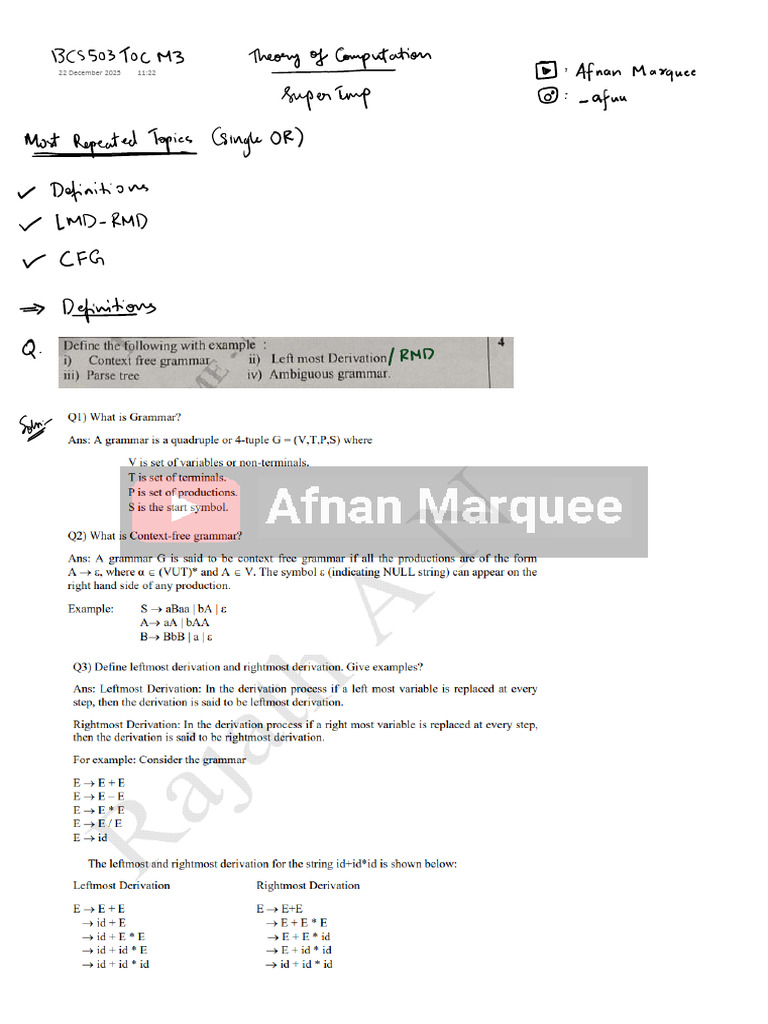 Toc m3 Super Imp @Afnanmarquee (1) | PDF