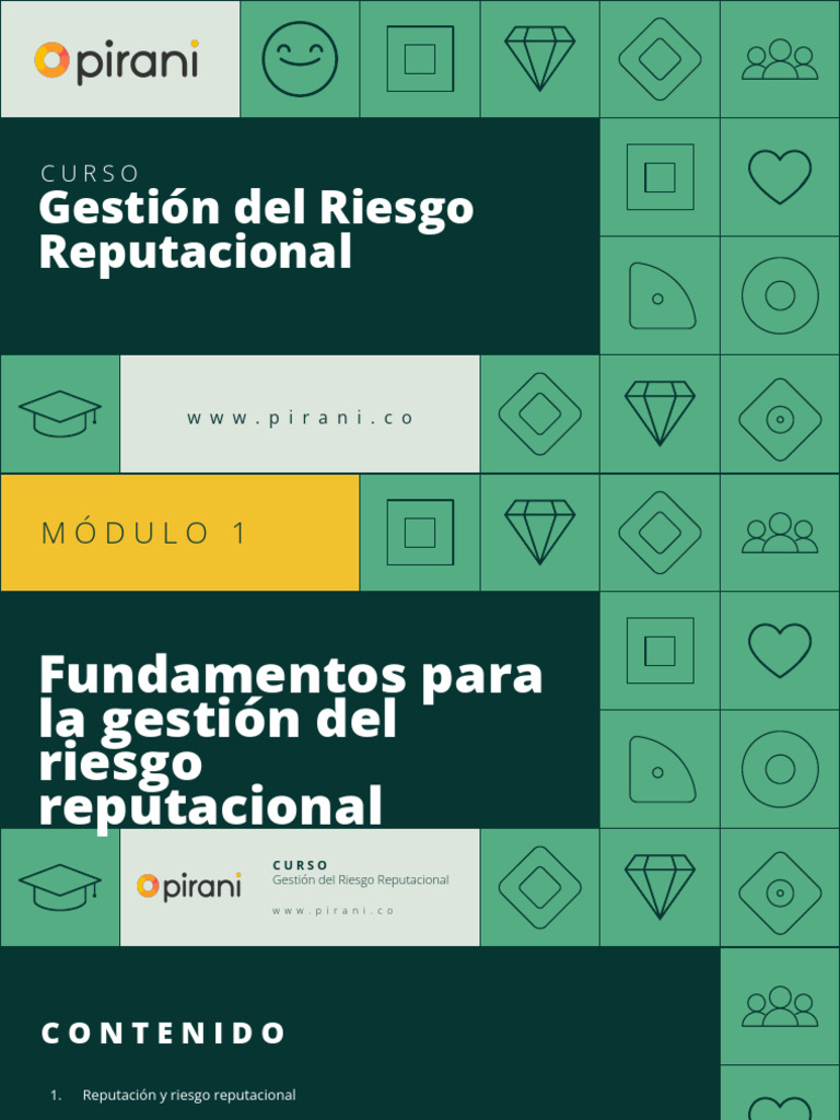 Módulo 1 Curso Riesgo Reputacional | PDF | Bancos | Seguro