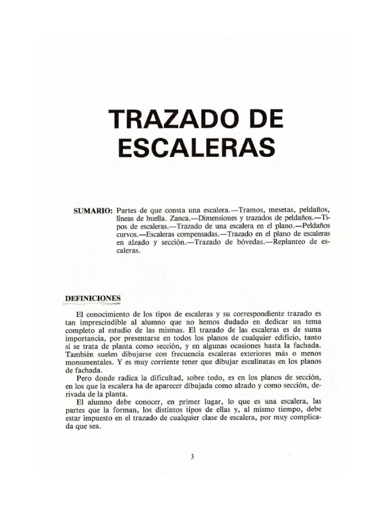 Trazado de Escaleras | PDF