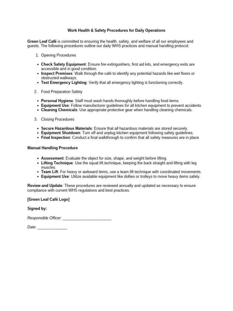 2 3 WHS Daily Operations.edited | PDF