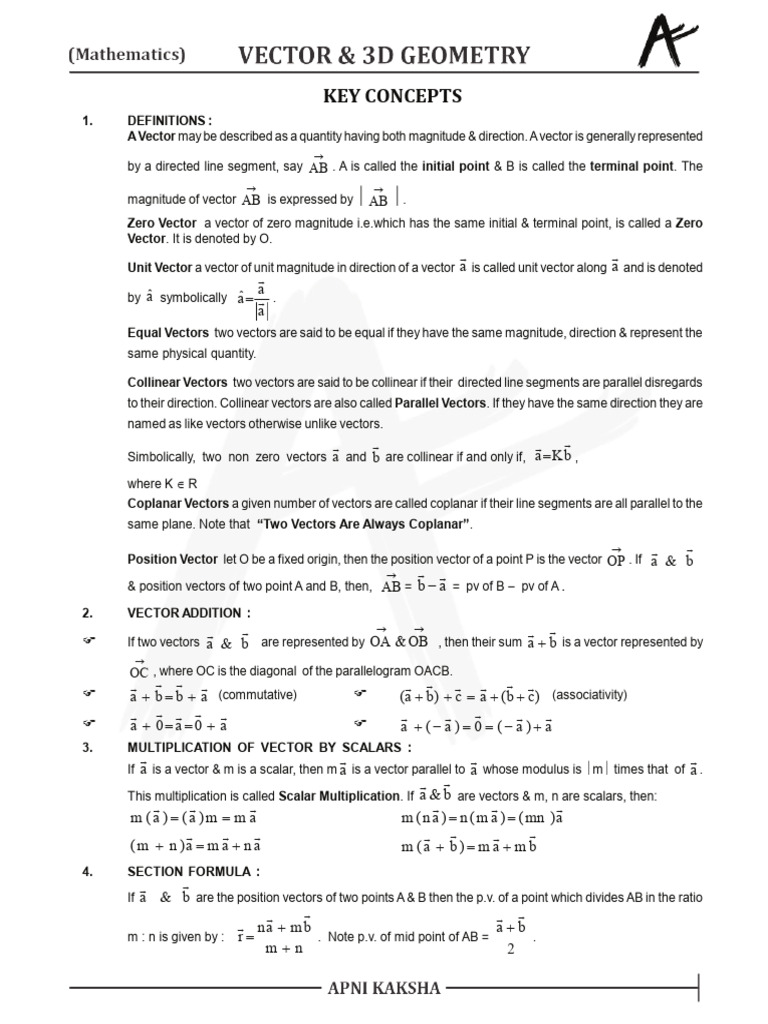 1694408100-6__Vector_3D_Geometry(34)_compressed (1) | PDF | Euclidean ...