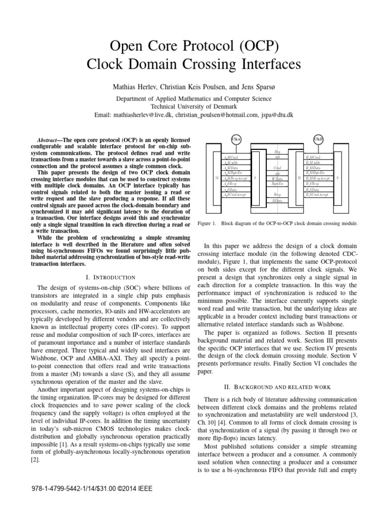 norchip.2014.7004739 | PDF | System On A Chip | Computer Engineering