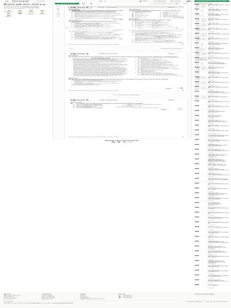 Brainy Kl6 Unit Test 6 B - PDF - Clinical Medicine - Diseases and ...