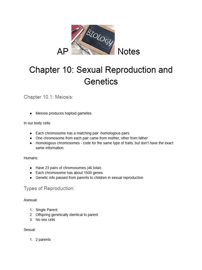AP Biology Notes | PDF | Operon | Dominance (Genetics)