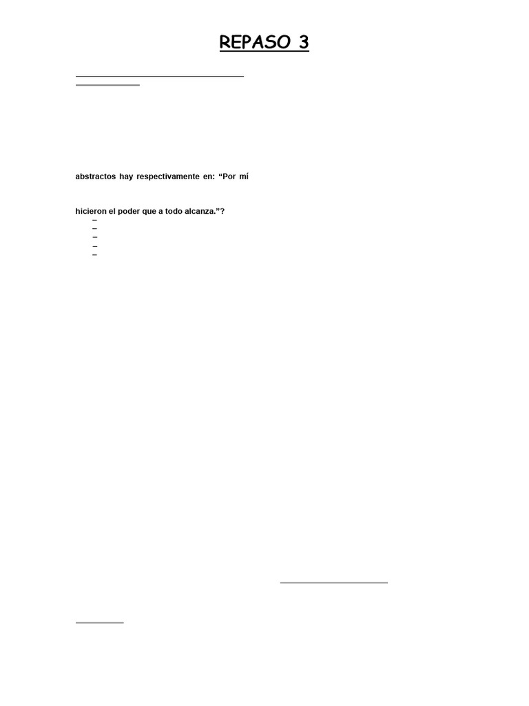 Repaso 3 | PDF