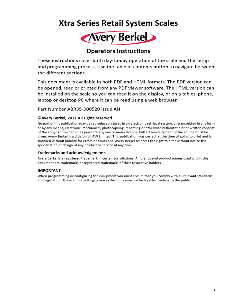Scale Manual | PDF | Point Of Sale | Barcode