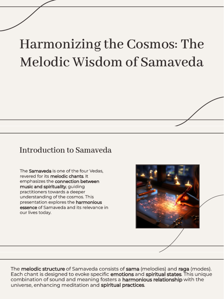 Slidesgo Harmonizing The Cosmos The Melodic Wisdom of Samaveda ...