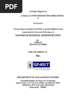 Download A Project Report on Consumer Buying Behaviour by Venkateshwarlu Aoudari SN99175193 doc pdf