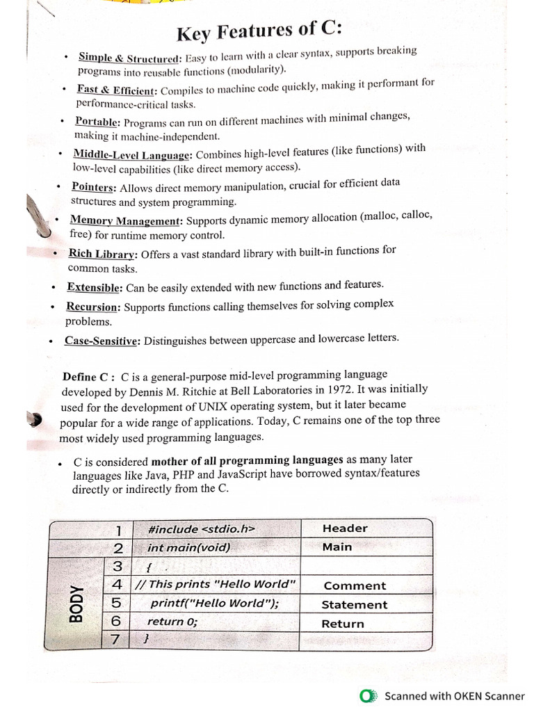 PIC Chapter 1st Notes | PDF