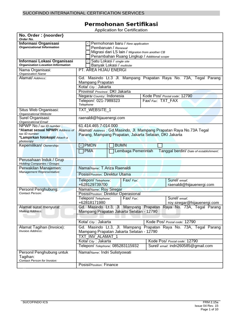 FRM 2.15a-R15-Application Form (22-07-2024) | PDF