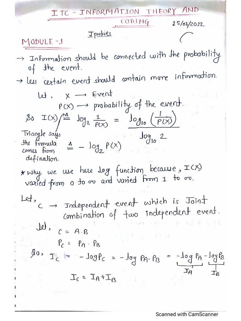 Itc Subject | PDF