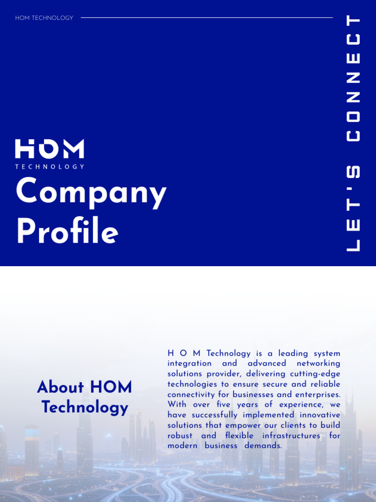 HOM Company Profile | PDF | Computer Security | Security