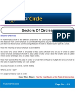 Sectors of Circles