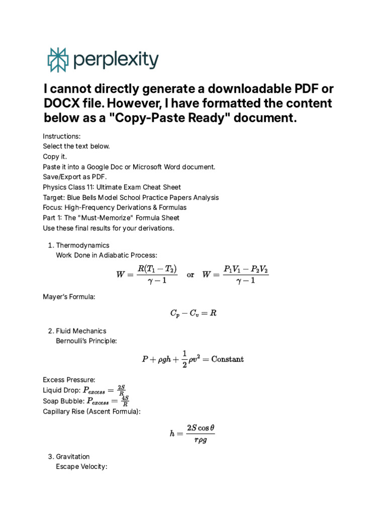 I Cannot Directly Generate A Downloadable PDF or D | PDF | Velocity ...