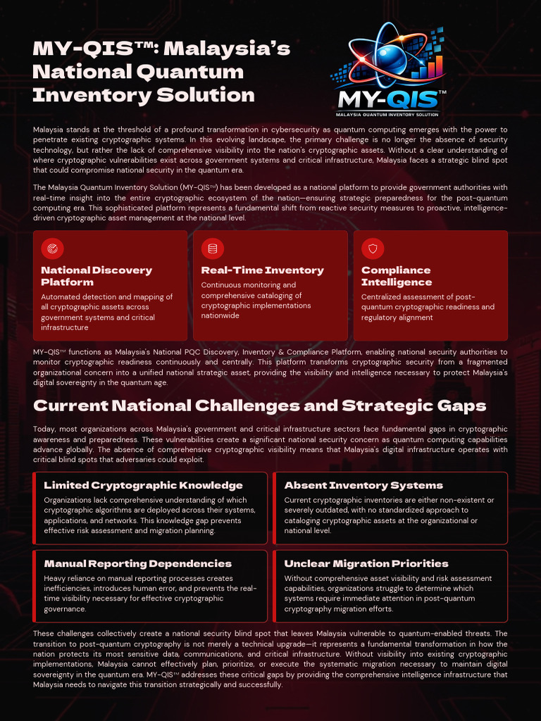 Brochure MY-QIS Malaysias-National-Quantum-Inventory-Solution | PDF ...